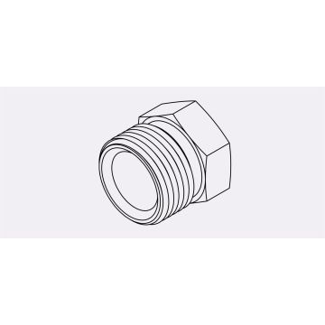 100-02 - 02 INVERTED FLARE NUT-BRASS