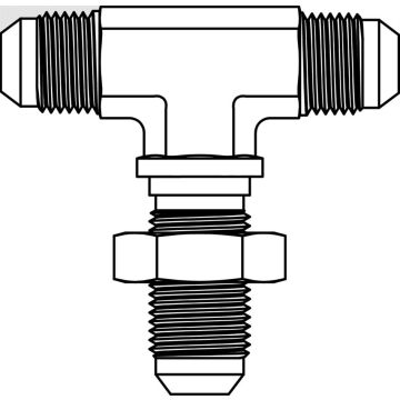 2703-LN-03-03-03 - 03MJ BLKD UNION TEE W/LN