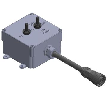 394-30 (2) TOGGLE SWITCH WIRE REMOTE PENDANT (UP)-OFF-DN, (LEFT)-OFF-(RIGHT)