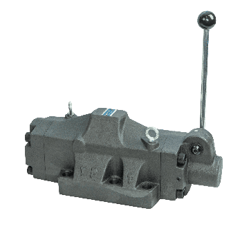 DMG-10-2D60B-4090 - Manual Directional Valve D10 2-Pos P->T Offset