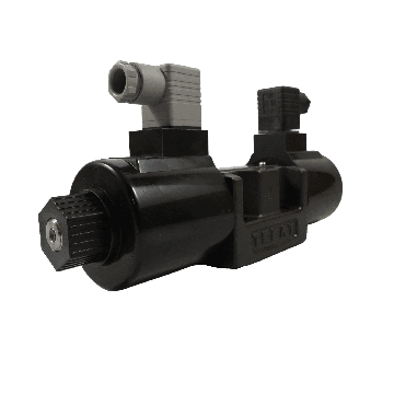 DSG-03-3C60-D24-N-50 - Dir. Valve Sol. Operated 24 VDC 3-Pos Tandem Center DIN