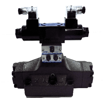 DSHG-04-3C60-C1C2-D24-N-5290 - Pilot Oper Dir D07 Tandem Cntr A-B&P Chokes 24VDC DIN