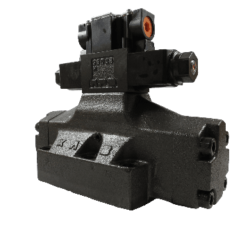 DSHG-06-3C2-T-A120-5390 - D08 Pilot Operated 3-Pos 120VAC A B P&T-Blocked Center