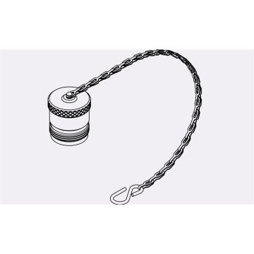 FB-12F-DUST PLUG - WINGNUT 3/4" DUST PLUG