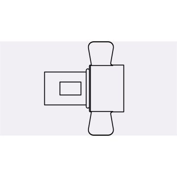 FB-12F-12FP - WINGNUT 3/4" COUPLER-12FP