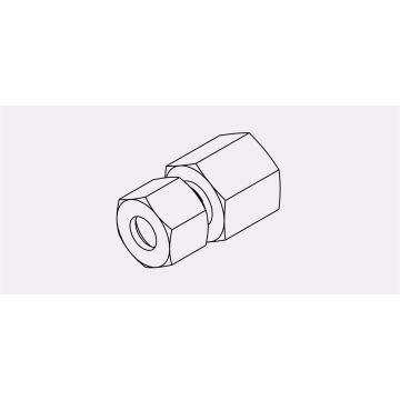 MC6063-L06-10 - L06(12X1.5)-10MM FEMALE STUD CPLG