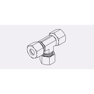 MC6101-L08-L08-L08 - L08(14X1.5) SWIVEL RUN TEE