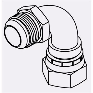 NB6701-04-04 - 04MJ-04FJX 90 NB BENT TUBE 1.10" DL