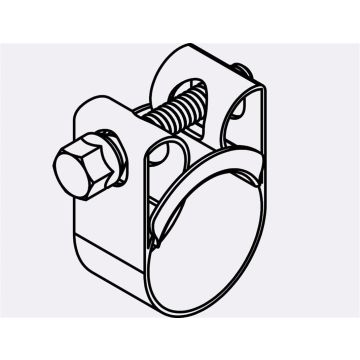 SUPRA W2-075 - T-BOLT CLAMP .67-.75" 17-19MM